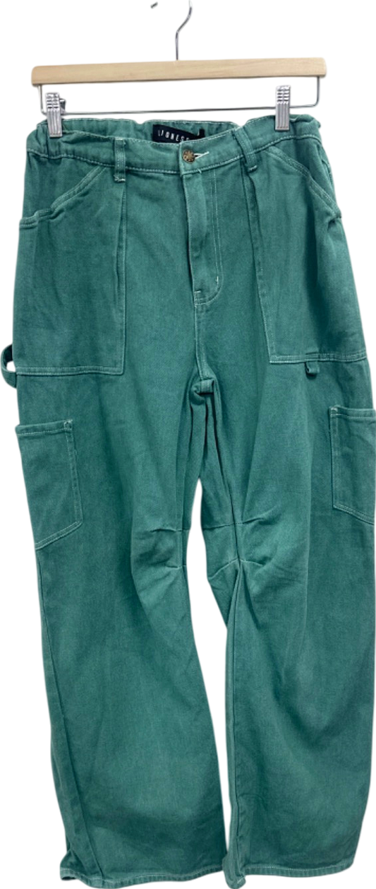 Lioness Green Cargo Trousers UK L