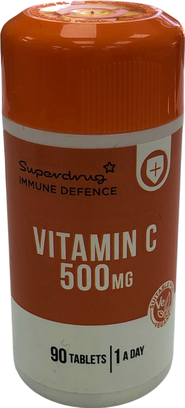Superdrug Immune Defence Vitamin C 500mg 90 Tablets