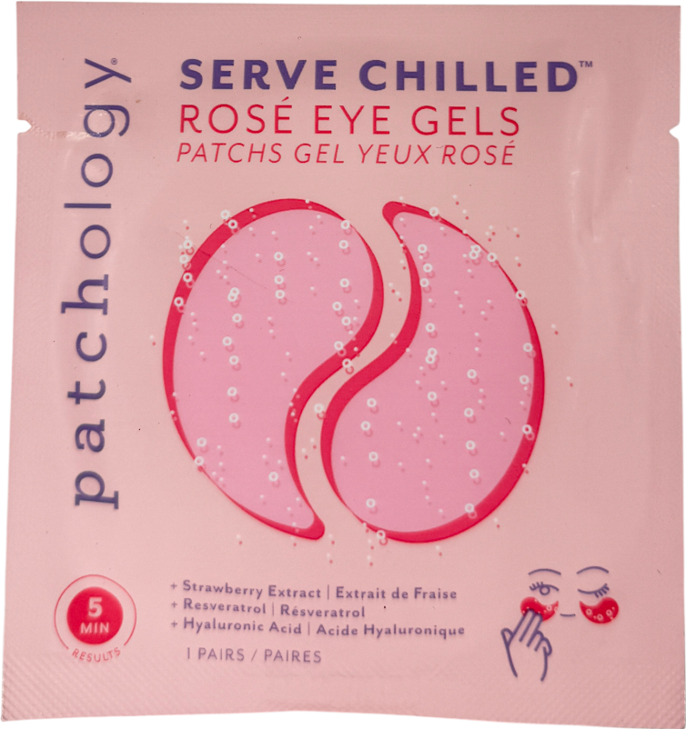 Patchology Serve Chilled Rosé Eye Gels Single 1 pair