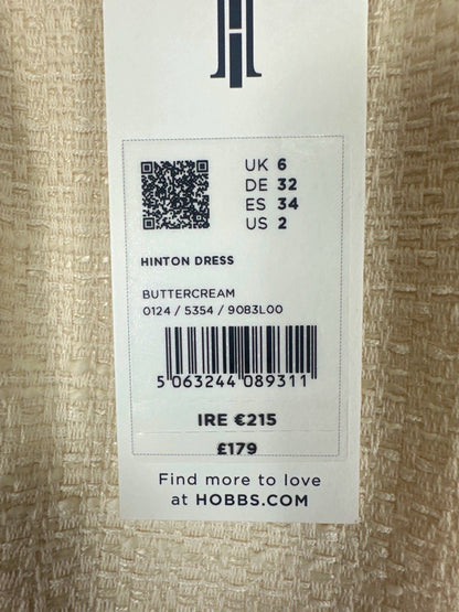 Hobbs Buttercream Hinton Dress UK 6