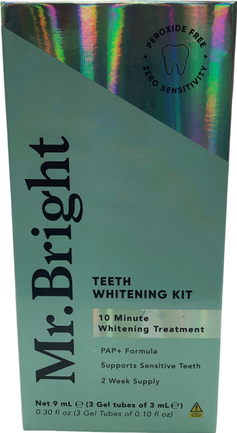 Mr. Bright Teeth Whitening Kit 10 Minute Whitening Treatment  9 mL