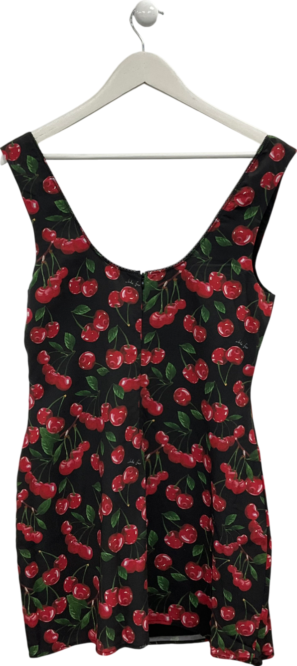 White Fox Black Party Next Door Mini Cherry Dress UK XL