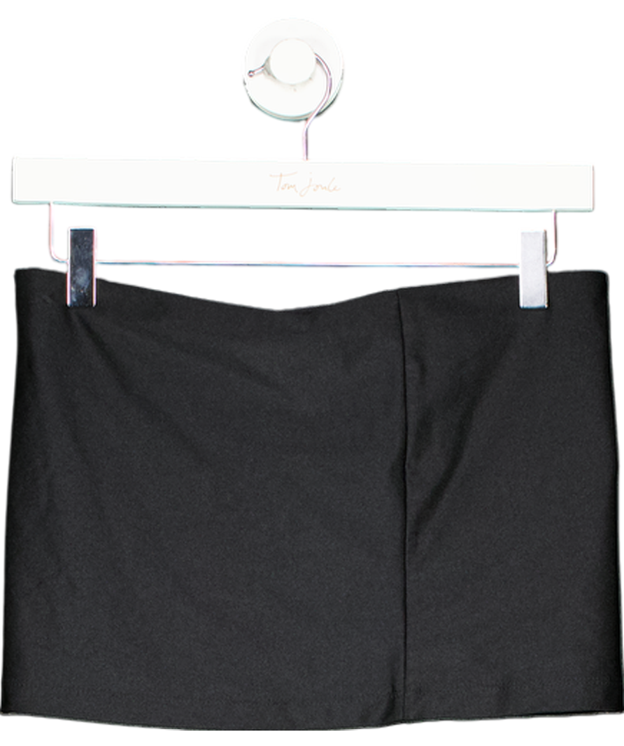 Cultira Black Gold Clasp Mini Skirt UK S