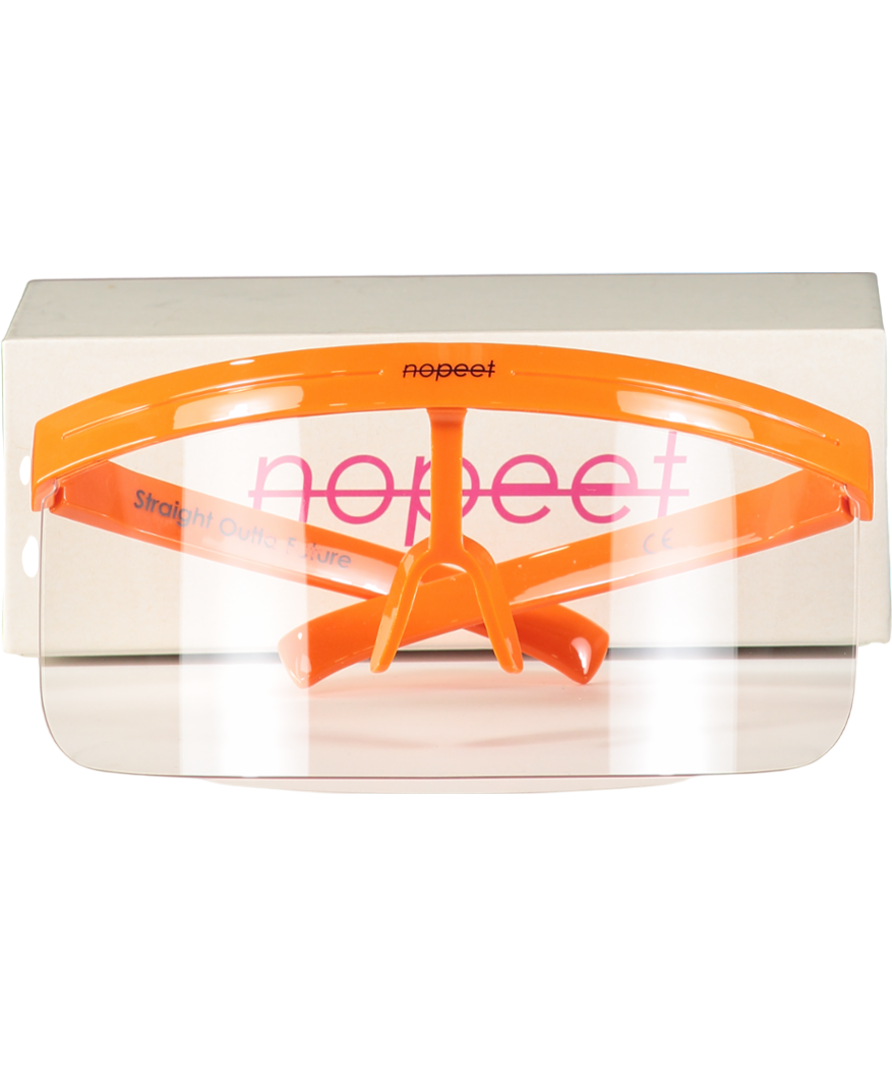 Nopeet Orange Da Shield Visor glasses