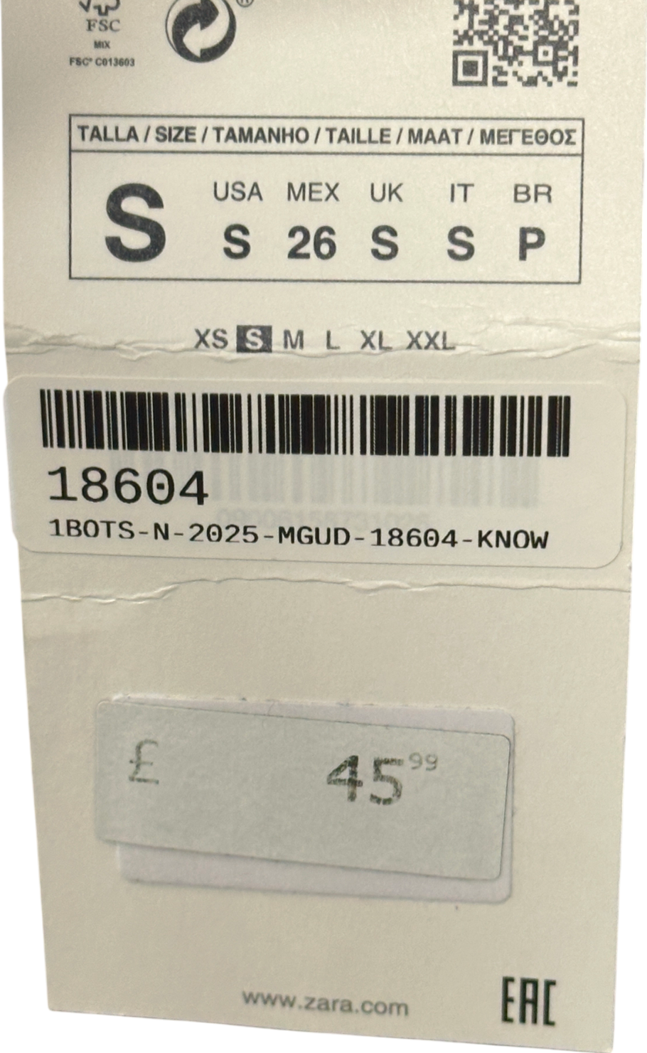 ZARA Beige Satin-feel Pocketed Wide Leg Trouser UK S