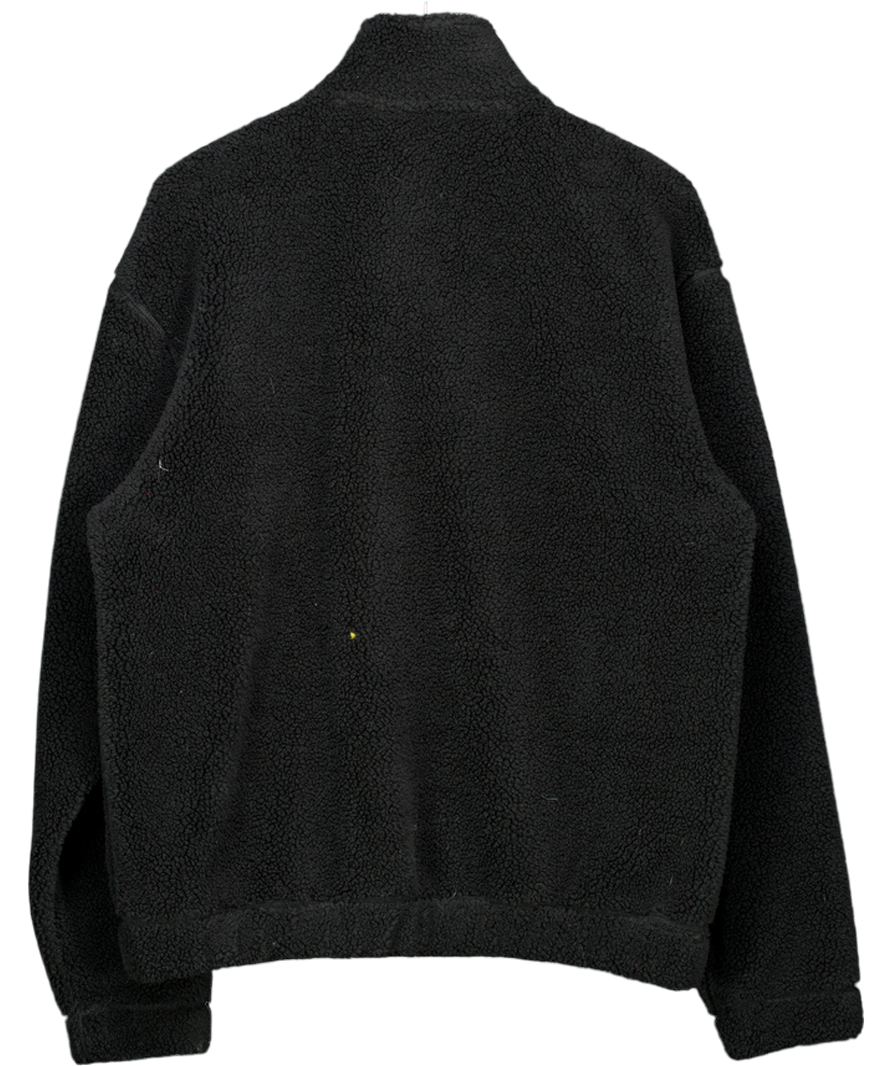 adidas Black Premium Polar Fleece Full-zip Sweatshirt UK M