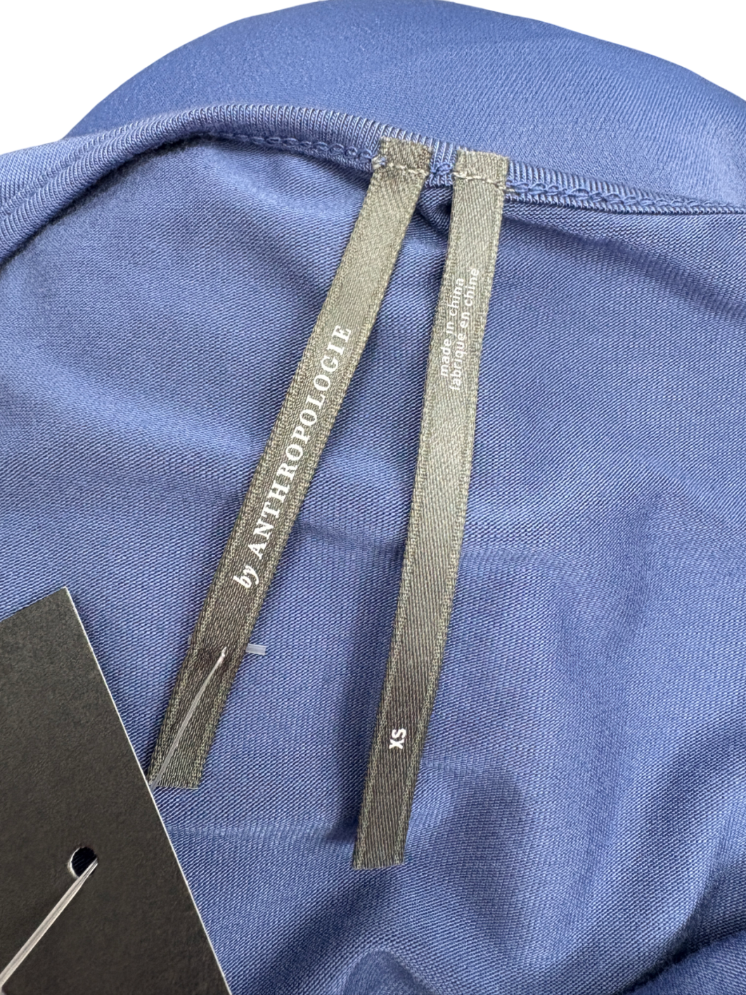 Free People Blue Satin Blend Midi Dress UK XS