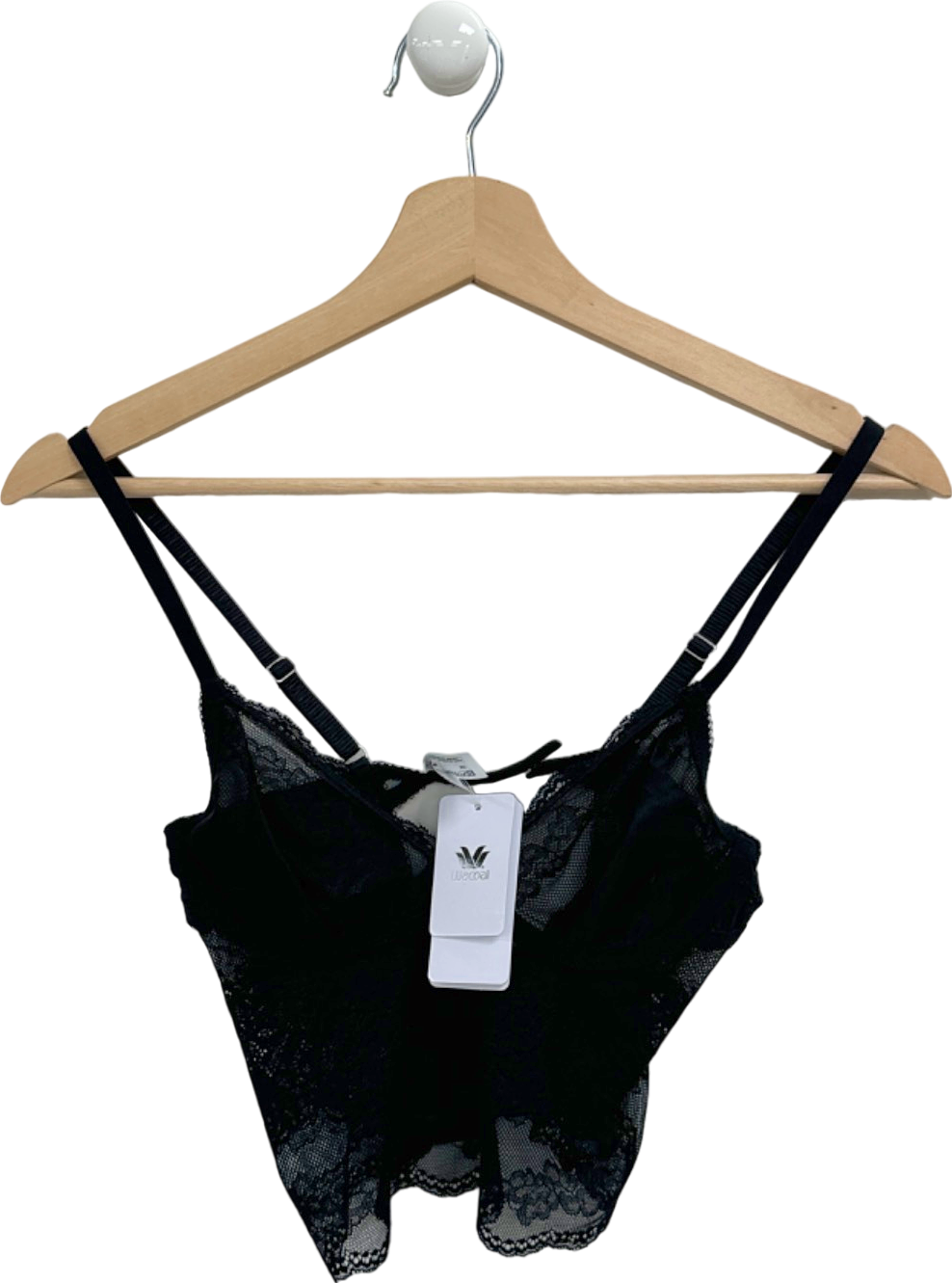 Wacoal Black Lace Bralette UK XS