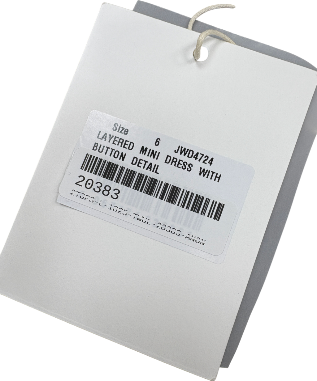 Jaded London Grey Shell Button Embellished Woven Mini Dress UK 6