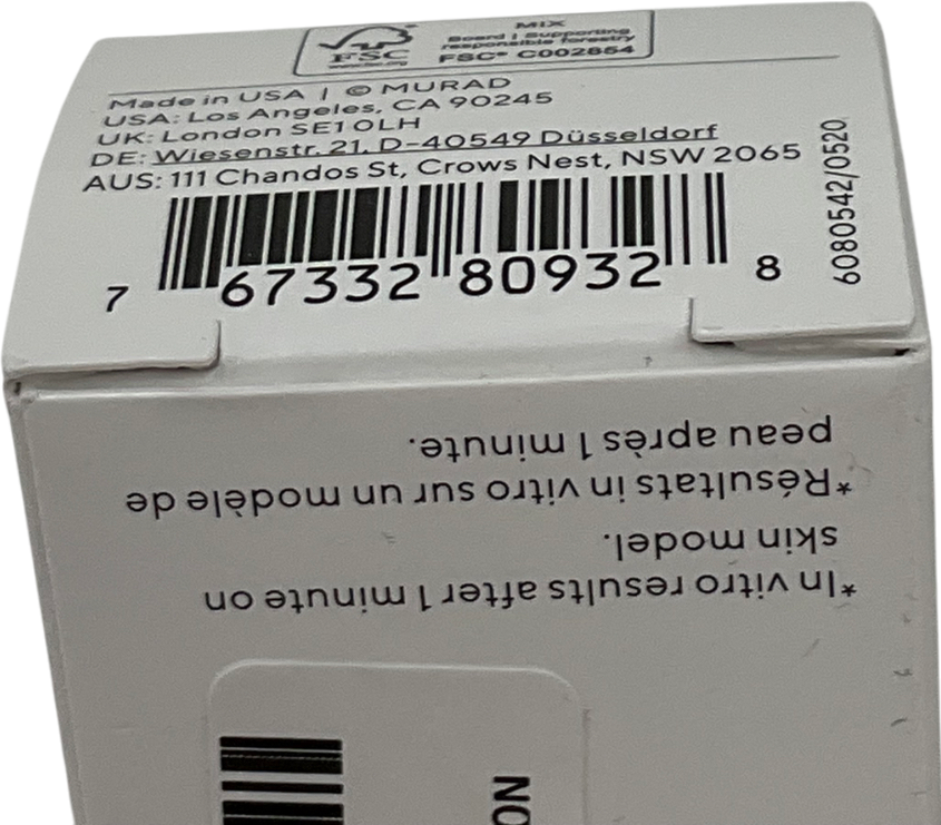 Murad Spf Blemish Control: Oil And Pore Control Mattifier Spf45 50ml