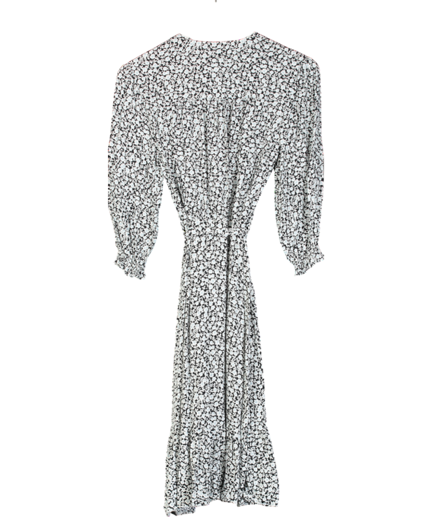 Fenn Wright Mason Blue By Amanda Holden Floral Print Pippa Wrap Dress UK 8