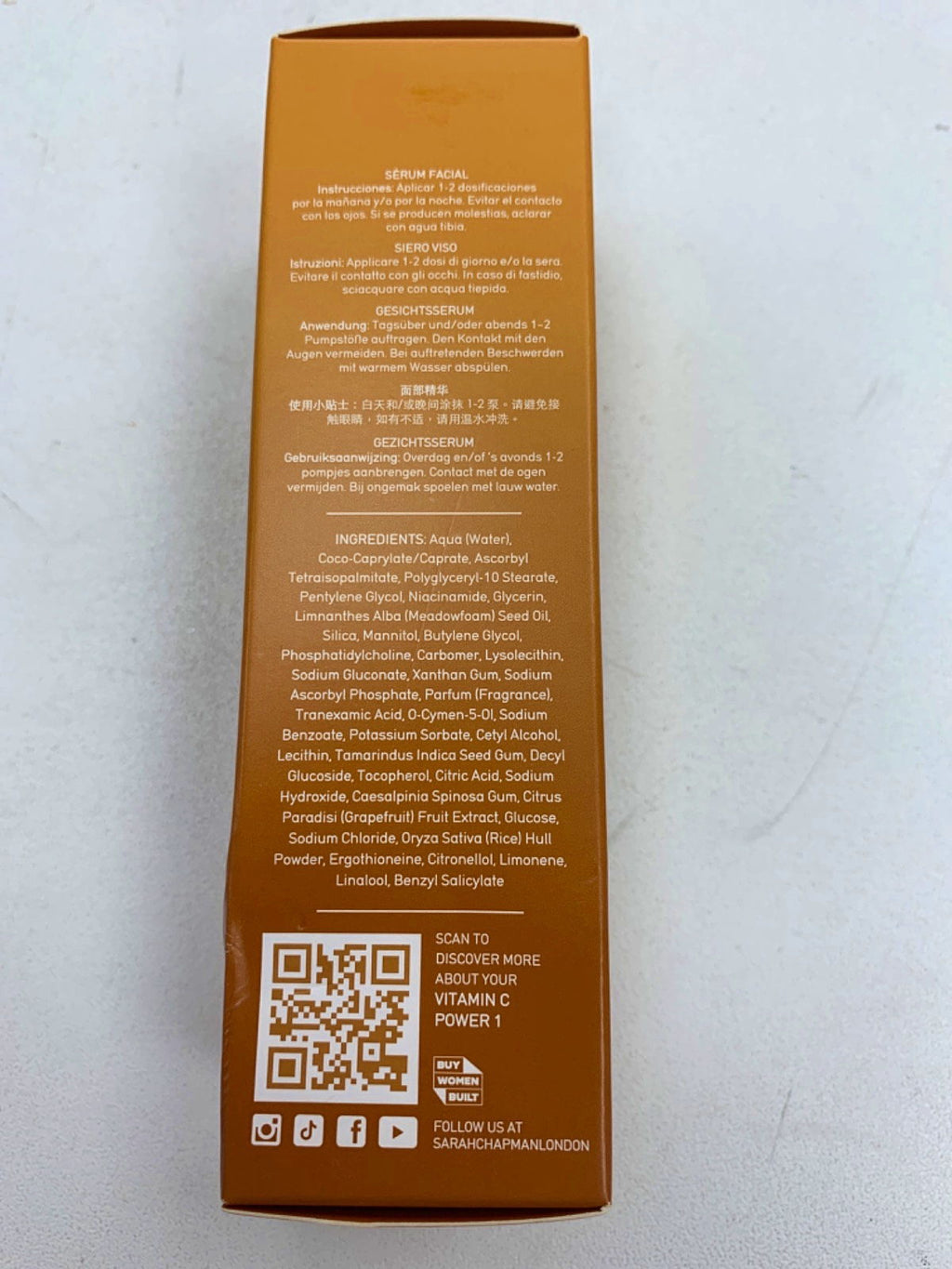 Sarah Chapman Vitamin C Power 1 Face Serum 30ml