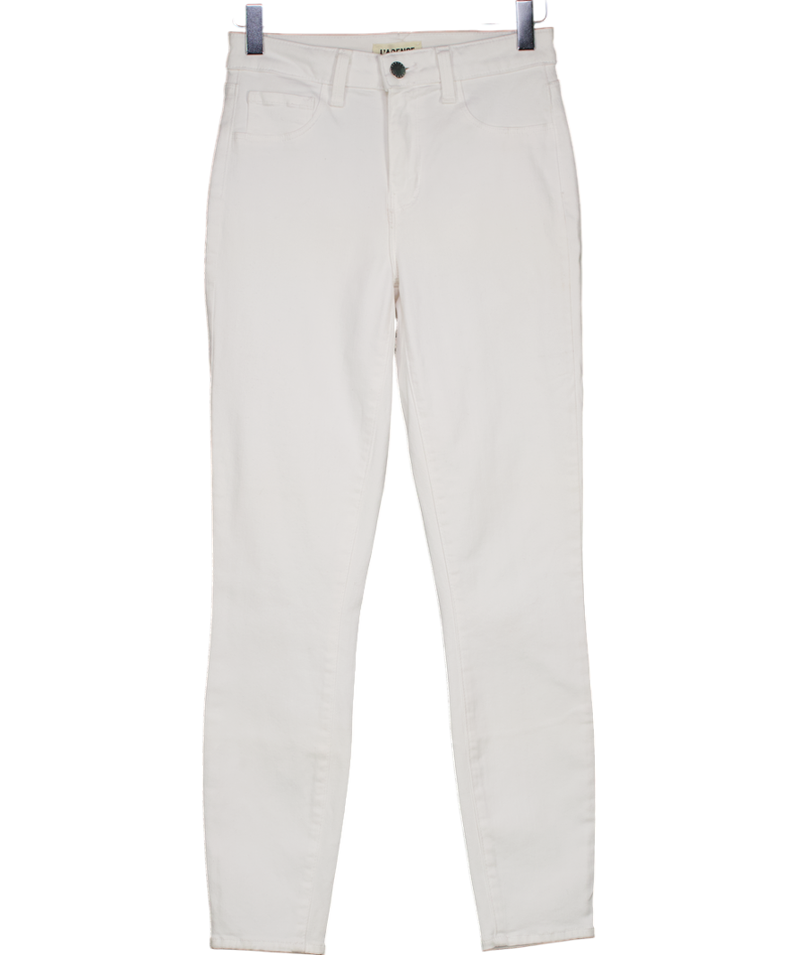 L'agence White Margot Cropped Skinny Jean W25