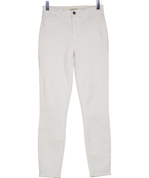 L'agence White Margot Cropped Skinny Jean W25