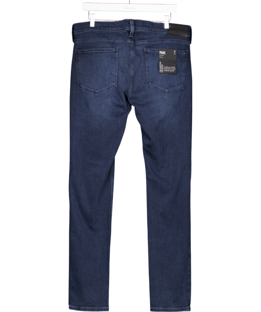 PAIGE Blue Croft Skinny Jeans W36