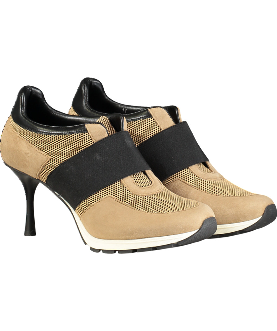 Sneex Brown The Icon Trainer Heel UK 9 EU 42 👠