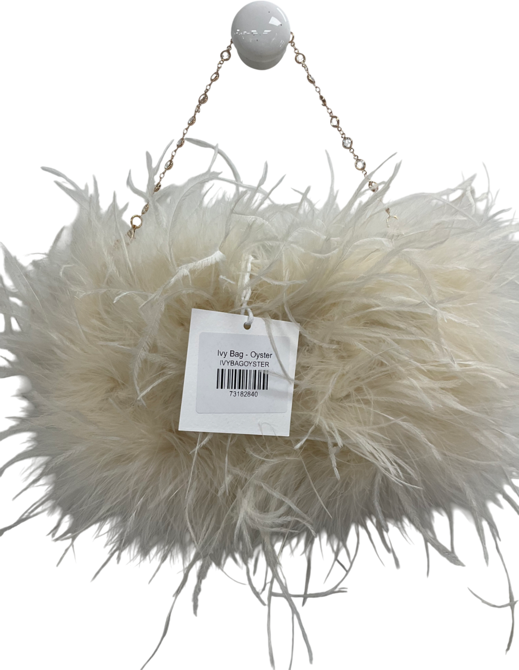 melrose haus Cream Ivy Bag - Oyster One Size