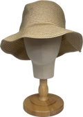 New Look Beige Stone Straw Effect Bucket Hat One Size