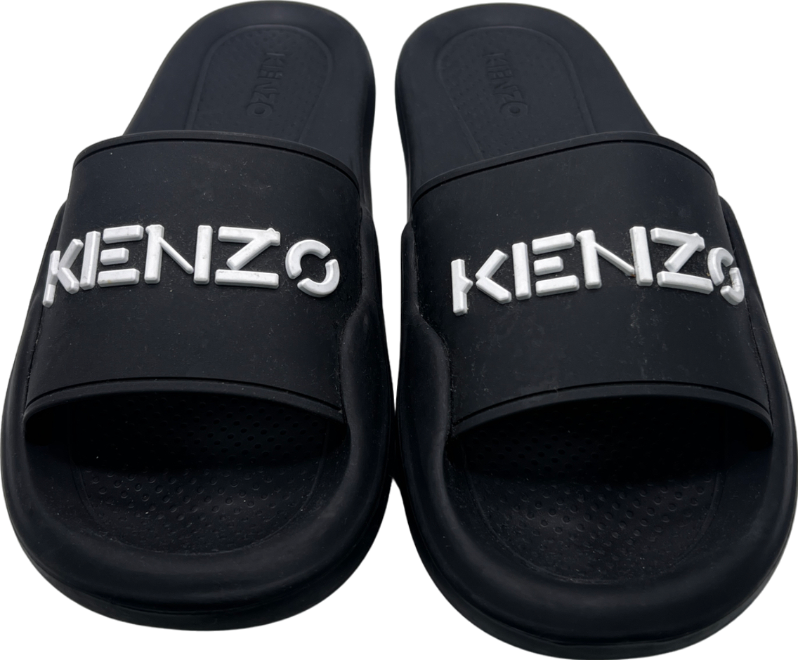 Kenzo Black Sport Pool Slider UK 5 EU 38 👠