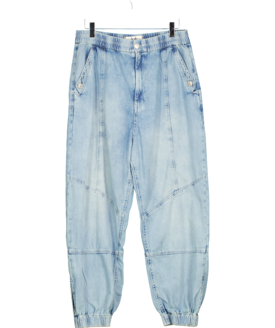 Free People Blue We The Free Jogger Jeans UK M