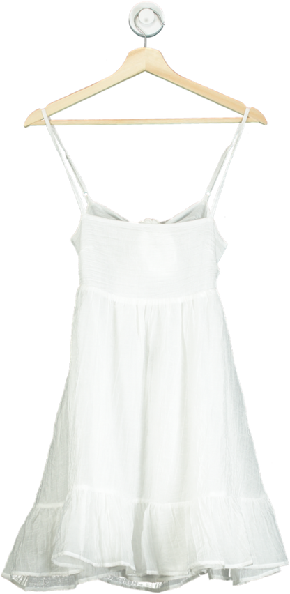 White Fox White Rolling Tides Mini Dress UK XXS