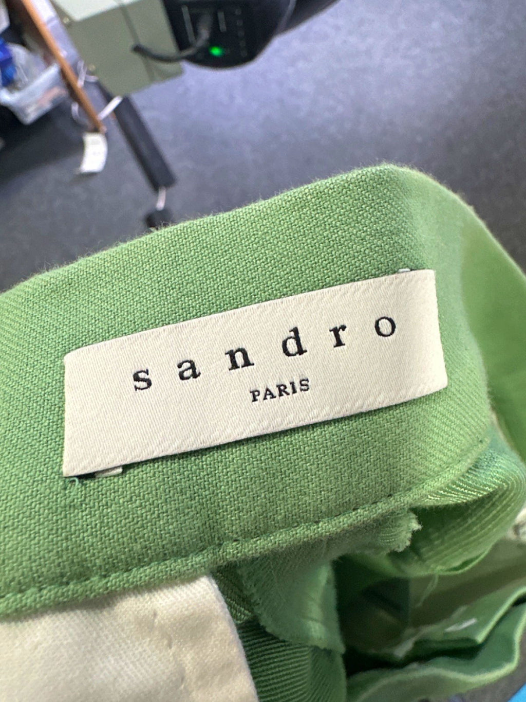 Sandro Green Tailored Trousers UK 12
