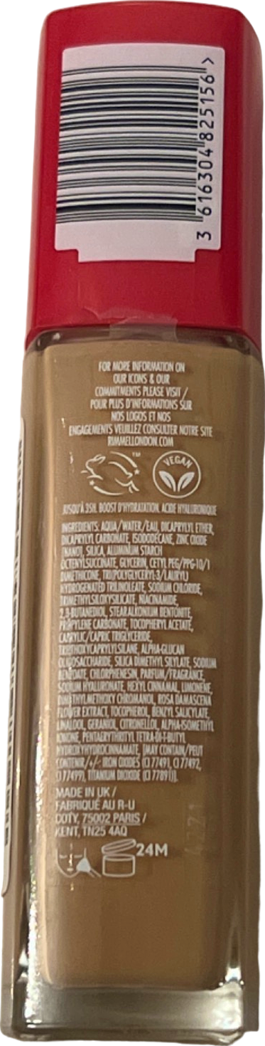 Rimmel London Lasting Finish Hydration Boost SPF 20 Foundation Warm Olive 30ml