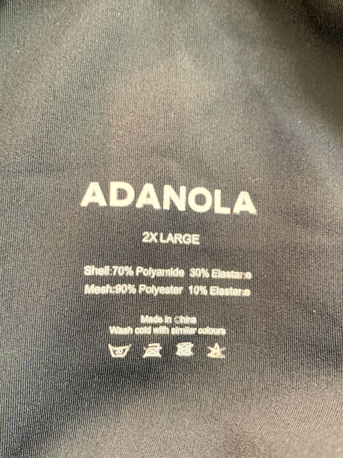 Adanola Black Crop Top UK 2XL