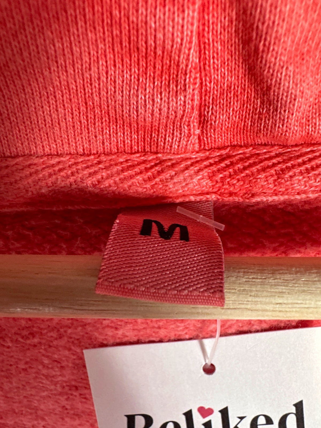 Chambers by Q Coral Pink Zip-Up Hoodie UK M