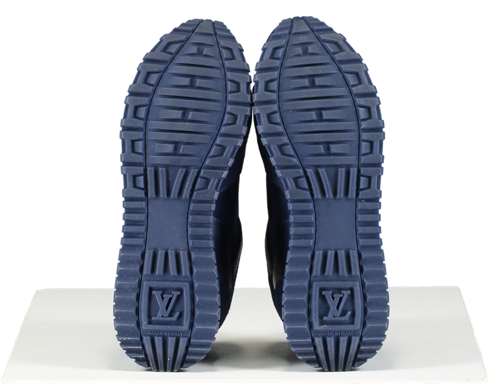 Louis Vuitton Blue Suede Run Away Trainers UK 2.5 EU 35.5 👠