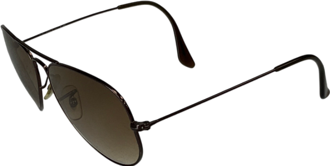 Ray-Ban Brown 014/51 55 14 2N Aviator Gradient Sunglasses