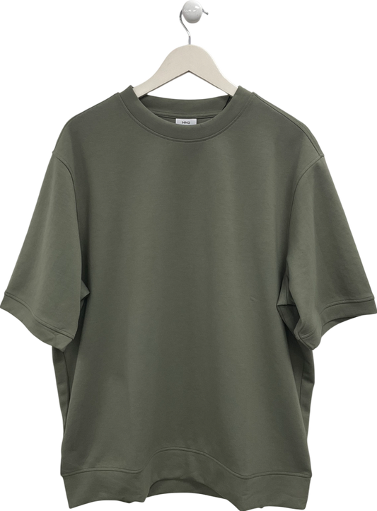 MANGO Green Cotton T Shirt UK XL