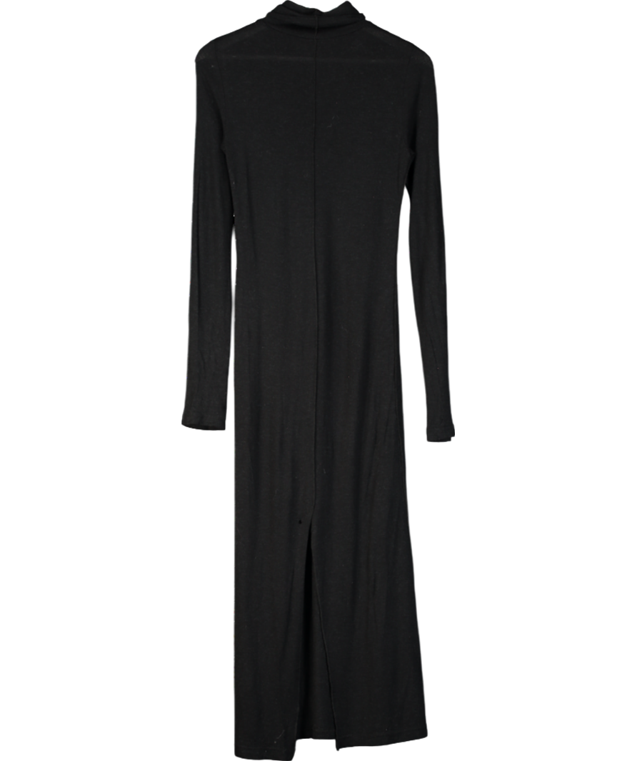 Remain Birger Christensen Black Long Sleeve Maxi Dress UK 10