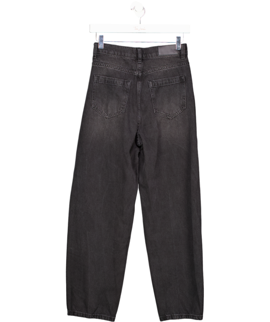 Whistles Black High Rise Barrel Leg Jeans W26