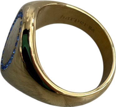 Hey Harper Metallic Jolene Ring Size 7 One Size