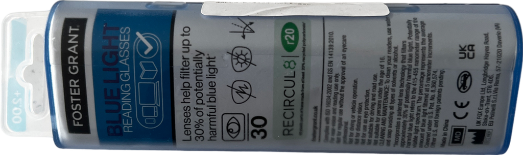 Foster Grant Elm Lenses Reading Glasses  Brown/red +2