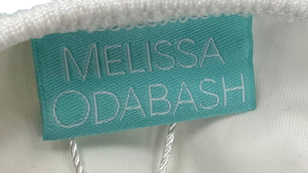 Melissa Odabash White Square Bikini Too And Bikini Bottoms UK 10