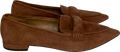 Talbots Brown Scarlet Suede Pointed Toe Loafers UK 7.5 EU 40.5 👠