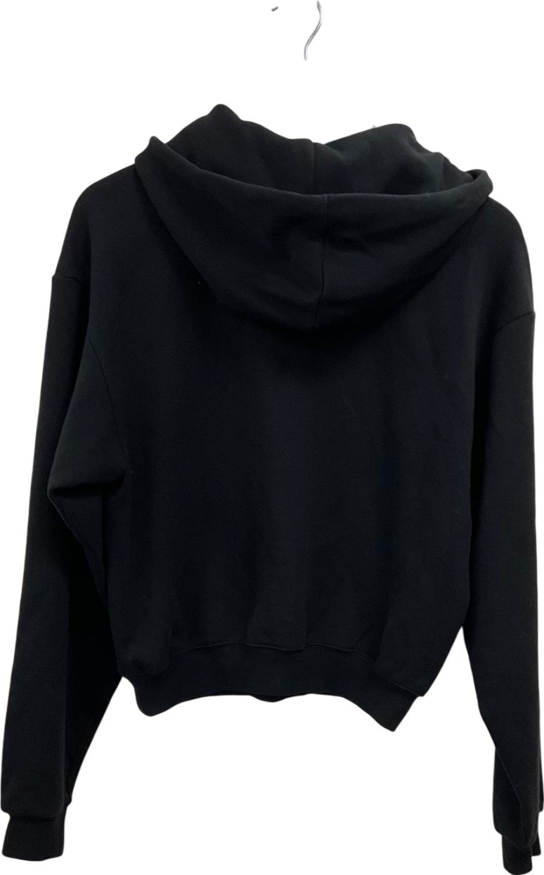 SKIMS Black Classic Pullover Hoodie - Onyx UK XS