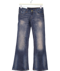 Cheap monday Blue Low Waist Bootcut Super Stretch Jeans W28