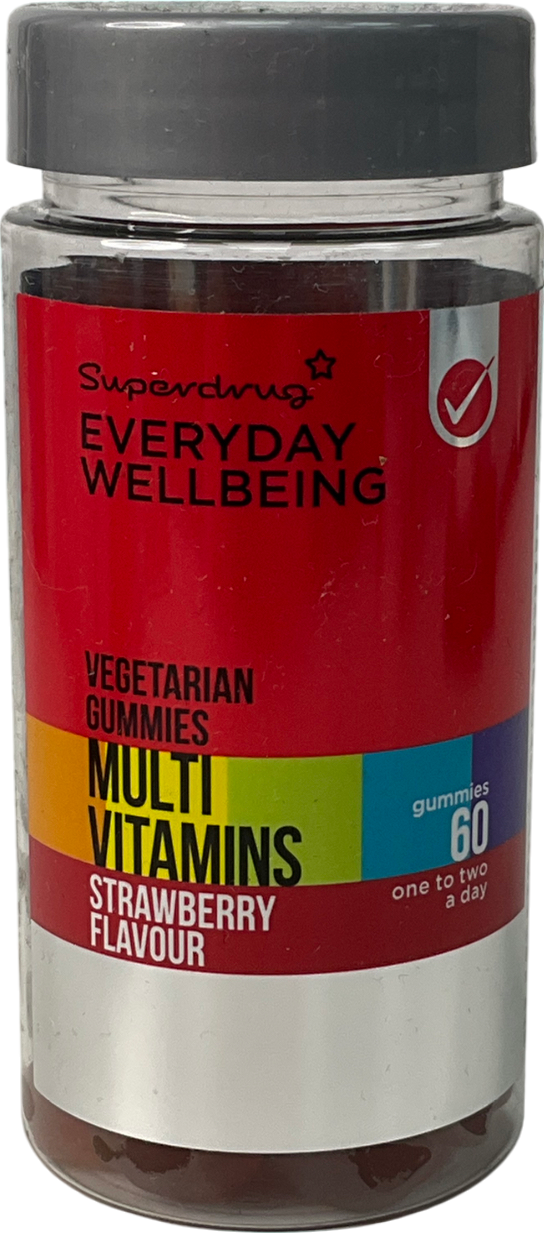 Super U Chewable Strawberry Vegetarian Multivitamins 60s 60