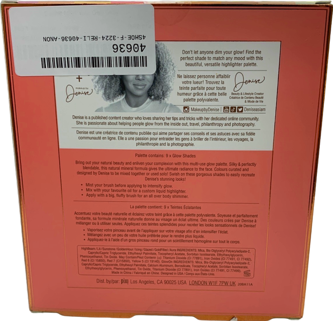 Pixi Multicolour Mind Your Own Glow Radiance Palette 30.6g