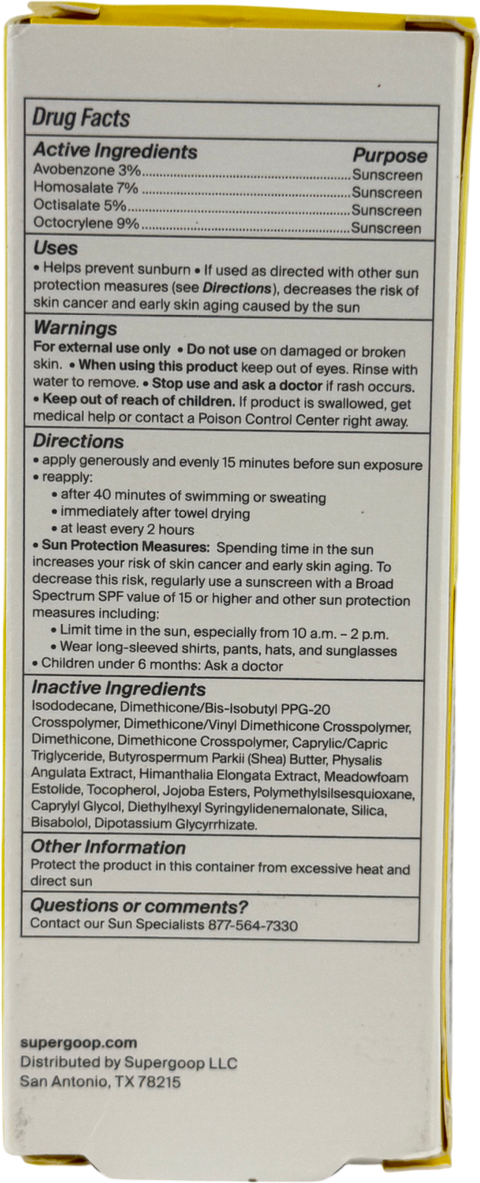 Supergoop Unseen Sunscreen Spf50 50ml