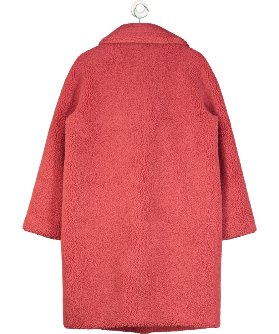 STAND STUDIO Pink Camille Cocoon Coat UK S