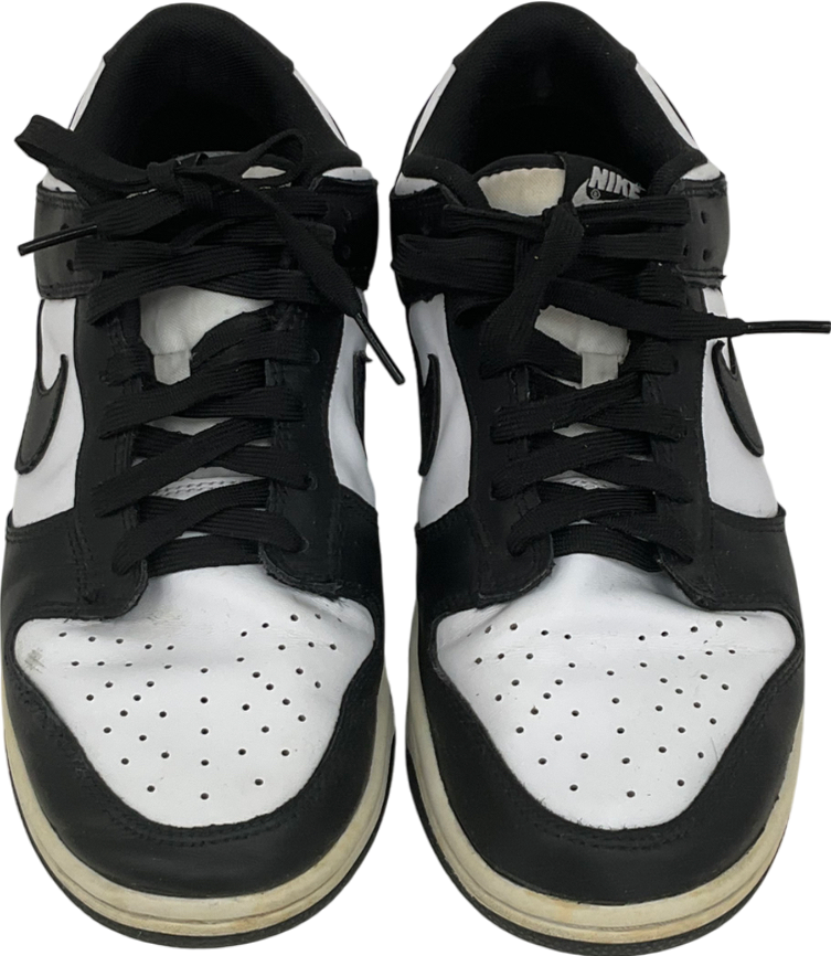 Nike Black Dunk Low Retro Trainers In White/black UK 7.5 EU 40.5 👠