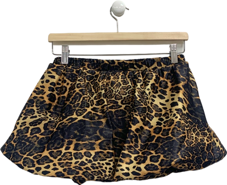 Boohoo Leopard Print Skirt UK 8