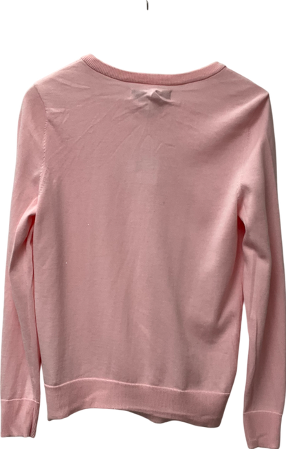 amazon Pink Cardigan Sweater UK L