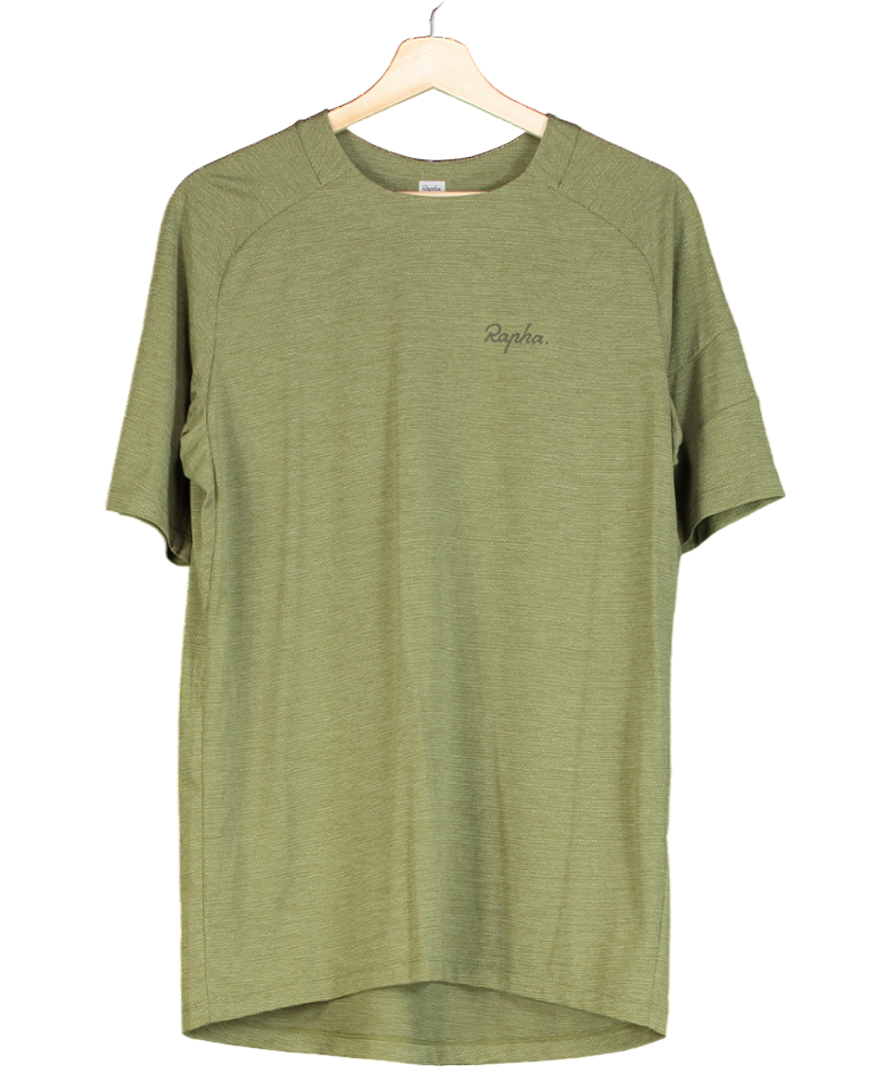 REISS Green Trail Technical T-shirt UK M