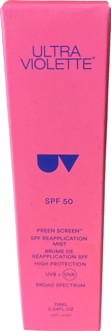 Ultra Violette Preen Screen SPF 50 Reapplication Mist 75ml