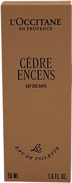 Loccitane Cèdre Encens (formerly Eau Des Baux) Eau De Toilette 50ml